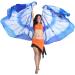 KIKIGOAL Silk Belly Dance ISIS Wings Scarf Veil Fan | Halloween Performance | Gradual White | 1.4x2.7cm - Buy Online on GoSupps.com