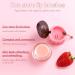 Bee Lip Balm Honey Pot Propolis Moisturizing Sleeping Lip Mask Overnight with Stick Long-lasting Hydrating Lip Exfoliator Lip Care Balm Gifts for Women (Strawberry) - Buy Online on GoSupps.com