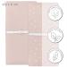 Elys & Co. Changing Pad Covers 2-Pack - 100% Jersey Cotton for Baby Girl - Rosewater Pink Design - Buy Online on GoSupps.com