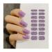 Nail film self -adhesive - UV hardening for perfect manicure |UV gel nail film |Geln gel to stick on |UV nail foils UV hardening nail film UV hardening nail ticker (purple glitter)