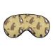 Lovely Marmot Gentlemen Sleep Mask Eye Cover for Sleeping Blindfold with Adjustable Strap Blocks Light Night Travel Nap for Men Women