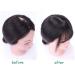 LXUE Realistic Crown Hairpieces with Bangs - Human Hair Clip-in Topper for Women with Hair Loss - 8 Dark Brown 20cm Hairpiece - Buy Online on GoSupps.com