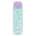 Leopard Water Bottle with Straw 700ml - Light Blue 700ml Leopard- Light Blue
