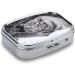 White Tiger in Snow Print Pill Box | 2 Compartment Portable Medicine Organizer | Decorative Metal Pill Case for Travel - Buy Online on GoSupps.com