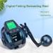 7.2:1 Digital Fishing Reel with Large Backlight & Bite Indicator - Left Hand Compact Design for International Shipping - Buy Online on GoSupps.com