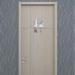 3-Piece Crossed Legs Bathroom Toilet Restroom Door Symbol Sign Set - Funny Home & Office Decor - Buy Online on GoSupps.com