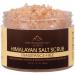 Pure Himalayan Salt Works Himalayan Salt Scrub  Natural Detoxifier  Exfoliator & Moisturizer  Body And Face Scrub  Fragrance-Free  14.1 Oz Fragrance Free