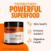 Organic Chaga Mushroom Extract Powder - USDA Certified - 60g - Natural Supplement for Coffee, Tea, Smoothies - Real Fruiting Body, No Fillers - Buy Online on GoSupps.com