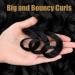 Natural Black Afro Curly Wig with Bangs | Short Heat Resistant Synthetic Wig 14 Inch | Soft Big Bouncy Fluffy Curls for Daily & Party Use - Black Women - Buy Online on GoSupps.com