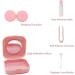 Pink Contact Lenses Container - Travel Set for Soft Lenses & Daily Accessories - Buy Online on GoSupps.com