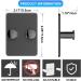 HOXSURY Waterproof Self Adhesive Razor Holder - Adjustable Hooks for Shower and Kitchen - 2 Pack (White) - Buy Online on GoSupps.com