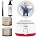 Anyskin hair straightener set with wax 2 waxes Vase Lipo Anyskin hair removal roller and wax spatula