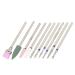 Nail Art Drill Bits Rough Surfaces Removal Tungsten Steel Ceramic Heads Easy Nail Shaping Less Dust Universal Compatibility
