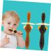 Homsfou 2-Pack Toddler Toothbrush Set | Soft Bristle Training Brush for Babies & Children - Mouth Care Essentials - Buy Online on GoSupps.com