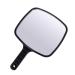 Ponik's Portable Black Professional Hairdressing Mirror with Handle for Salon Hairdressers Black 24 cm Rectangular