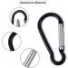 12 Pack Mini Carabiner Hooks - Colorful Aluminum Key Rings for Travel Hiking & Camping - 46mm Snappy Carabiners - Buy Online on GoSupps.com