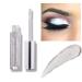 Coalitione Liquid Eyeshadow 12 Colors Long Lasting Waterproof Shining Shimmer Glitter Eyeline liquid Matte Eyeshadow  Girls Silver Liquid Eyeshadow for Party Festival Makeup Beauty ice