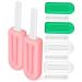Hapinary 6 pieces ice cream on the stem silicone chewing items Aligner chewing items Dnatches chewing items toothed appliances chewing items for adult chewing items chewing articles with grip chewing items