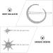 Uonlytech 2 Sets Hair Clip Set Moon Star Hair Pin Decorative Bobby Pin Moon and Star Bobby Star Barrettes Rhinestone Moon Barrettes Rhinestone Hair Accessories Hair Fork Metal Alloy Woman - Buy Online on GoSupps.com
