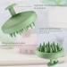 Scalpluv 3-in-1 Hair Massager & Exfoliator for Hair Growth and Dandruff Treatment | Waterproof Shower Scalp Scrubber with Soft Bristles - Mint - Buy Online on GoSupps.com