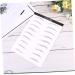 BIUDECO 2 Pairs Natural Brow Stickers Eyebrowsb Eyebrow Makeup Tools Eyebrow Stickers Patch Disposable Miss 21x15cm Black 003 - Buy Online on GoSupps.com