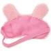 Honbay Plush Rabbit Sleeping Eye Mask for Girls - Cute Cartoon Animal Design (Pink) - Buy Online on GoSupps.com
