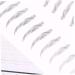 Gogogmee 2 Pairs 4d Imitation Eyebrow Makeup Brow Sticker Simulation Eyebrow Disposable 3d Makeup Tools - Buy Online on GoSupps.com