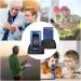 CHAKEYAKE 2G Unlocked Flip Phone for Elderly with SOS Button, Large Buttons, and Charging Cradle - Blue - Buy Online on GoSupps.com