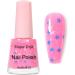 DouborQ Sparkling Shimmer Iridescent Nail Polish Long-lasting Sequins Nail Art Varnish (Pink) - Buy Online on GoSupps.com
