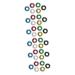 Solustre 36 STK play set for children Finger rings Toy Children Mini Toy Finger massage roller roller massage device Finger toys acupressure ring sting strip tool stress relief