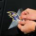Buy NFL Baltimore Ravens Perfect Cut Color Decal - 4x4 Black | Fast International Shipping - Buy Online on GoSupps.com