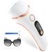 IPL devices hair removal laser for men women- 999.900 light pulse 3 functions HR/SC/RA and 9 energy levels painless hair removal for body face bikini area 03-White