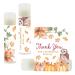 Andaz Press Fall Autumn Leaves Pumpkin Woodland Owl Party Lip Balm Chapstick Party Favors Thank You For Celebrating With Us 12-Pack Decor Ideas Little Pumpkin Baby Shower Lip Balm Favors Thank You for Celebrating Lip Balm