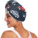 Colorful Cars Dark Blue Hair Towel 2 Pack | Super Absorbent Quick Dry Hair Turbans for Women & Girls - Buy Online on GoSupps.com