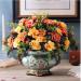 Sculptures Statues for Home Decor Sculptures Beautiful Ceramic Flower and Bird Vase Home Office Restaurant Desktop Decorations Wedding Decoration Supplies - Buy Online on GoSupps.com