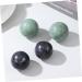 Ciyodo Hand Training Set - 4 Baoding Sound Balls for Hand Massage & Muscle Relaxation - Traditional Chinese Yoga Practice - Green Black Marble - Buy Online on GoSupps.com