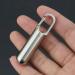 Stainless Steel Waterproof Pill Box Keychain - Mini Pill Organizer for Outdoor Travel - Buy Online on GoSupps.com