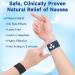 Buy Eouiav Acupressure Bracelets - 2 Pairs for Pregnancy & Travel Sickness | Black & White - Buy Online on GoSupps.com