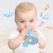 Baby Rattles and Teething Toys for Newborns - Elephant Baby Rattle with Teether (4PCS) - Buy Online on GoSupps.com
