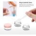 60 Pieces Pink Empty 5ml Jars - Clear Crucible with Screw Cap for Lotions Creams Mini Candles & Cosmetics - Pamiyo - Buy Online on GoSupps.com