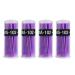 Shintop 400pcs Disposable Micro Applicator Brushes Great for Dental/Oral/Makeup (Purple  1.5mm) Purple (400pcs)