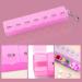 Jagowa 1 Piece Personal Pill Box Organizer 7 Day One Time Portable Storage Box Weekly Organizer Pill Dispenser Case for Vitamins Medication (Pink) - Buy Online on GoSupps.com