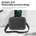 Buy XOCOME OSMO Action 4 Sports Camera Bag - PU Leather Portable Travel Case for DJI Osmo Action 4 & 3 Accessories - International Shipping Available - Buy Online on GoSupps.com