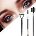 KINGMAS 3Pcs Angled Eyebrow Brush & Steel Brow Comb Set for Makeup Grooming - Buy Online on GoSupps.com