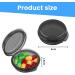 Buy WLLHYF 5 Packs Mini Pill Box - Portable Travel Pill Organizer - Compact Vitamin Holder (5 Black) - International Shipping Available - Buy Online on GoSupps.com