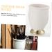 Mikinona Acrylic Organizer Embossed Brush Bucket Blush for Cheeks Pen Pot Brush Holder Brush Storage Cup Cosmetic Makeup Stand - Buy Online on GoSupps.com