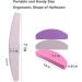Nail File and Buffer (6 Pcs) - Double Sided 100/180 Grit for Acrylic and Natural Nails - Manicure Set for Nail Care - Buy Online on GoSupps.com