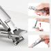 Professional Nail Clippers | Nail Clippers | Stainless Steel Nail Clippers | Precision Nail Trimmers | Curved Edge Nail Trimmers | Nail Clippers with Catcher | Heavy-Duty Nail Clippers | Curved Edge Silver - Buy Online on GoSupps.com