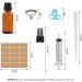 Reyshin 30ml Amber Glass Drip Bottle Set (12 Pack) - Durable Brown Bottles for eCommerce Shipping Worldwide - Buy Online on GoSupps.com