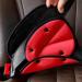 2Pcs Kids Car Seat Belt Adjuster - Safety Cover Harness Strap Adjuster Pad | Grey+Red - Buy Online on GoSupps.com